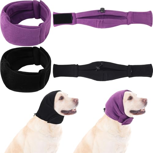 Yeyeplum Beruhigende Ohrenschützer für Hunde, verstellbare Ohrenschützer, Hunde-Gehörschutz für Badewanne zur Angstlinderung und Beruhigung von Hunden, Geräuschunterdrückung für Hunde, Fellpflege und von Yeyeplum