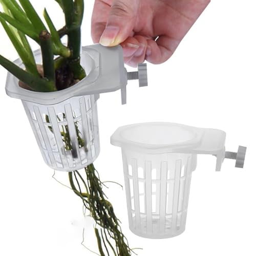 2 x Wasserpflanzenhalter für Aquarien, tragbare Becher, mit Löchern, benutzerfreundliche Wassertöpfe für Aquarien 2 x Wasserpflanzenhalter für Aquarien, tragbare Becher, mit Löchern, benutzerfreundliche Wassertöpfe für Aquarien von Yhsioaklo