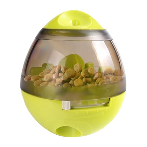 Dispenser für Langeweile Relief | Hund behandeln Ball/Food -Spender | Treàt verzichten Hundespielzeug | Interaktiver langsamer Feederball für Innenhirnstimulation im Freien im Freien, das das Training von Yhsioaklo
