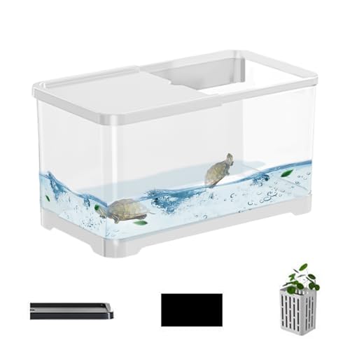 Fischtank | 12,05 × 7,72 × 7,24 Zoll Aquariumtank | Aquarien Fischschale mit Korb für Quallen, Goldfische, Wohnkultur Fischtank | 12,05 × 7,72 × 7,24 Zoll Aquariumtank | Aquarien Fischschale mit Korb für Quallen, Goldfische, Wohnkultur von Yhsioaklo