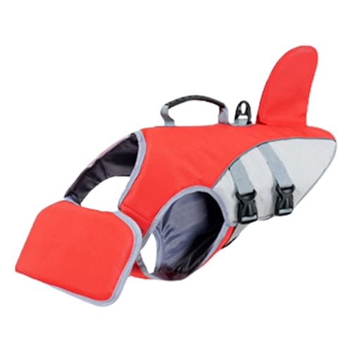 Hunde Sicherheitsweste | Hunde Schwimmweste | Sicherheitsweste für Haustiere | Haustier Schwimmlebensweste mit Rettungsgriff - Offenes Wasser mittelgroße große Training Sicherheitskleidung Verst von Yhsioaklo