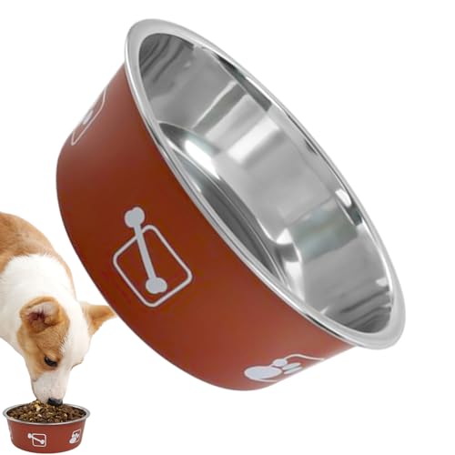 Nicht-Rutschkatze aus Edelstahl, Hundeschalen, großer Edelstahlhundwasserspender Fade-resistantes Finish, Haustierversorgungen für Zwinger Farm Welpe Ferret Crate Home Camping Nicht-Rutschkatze aus Edelstahl, Hundeschalen, großer Edelstahlhundwasserspender Fade-resistantes Finish, Haustierversorgungen für Zwinger Farm Welpe Ferret Crate Home Camping von Yhsioaklo