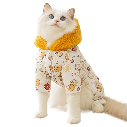 Warmes Kätzchen-Outfit für kaltes Wetter, Polyester-Katzenkleidung, Winter-Katzenkleidung, bequeme Kleidung mit Tiermuster, Welpenbekleidung zum Spielen, , kaltes Wetter Warmes Kätzchen-Outfit für kaltes Wetter, Polyester-Katzenkleidung, Winter-Katzenkleidung, bequeme Kleidung mit Tiermuster, Welpenbekleidung zum Spielen, , kaltes Wetter von Yhsioaklo