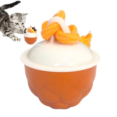 Yhsioaklo Beweglicher Hundeball, interaktiver beweglicher Ball für Hunde, Rollspiele, Welpen, Zahnspielzeug für kleine, mittelgroße und große Rassen, Langeweile, Indoor-Outdoor-Training von Yhsioaklo
