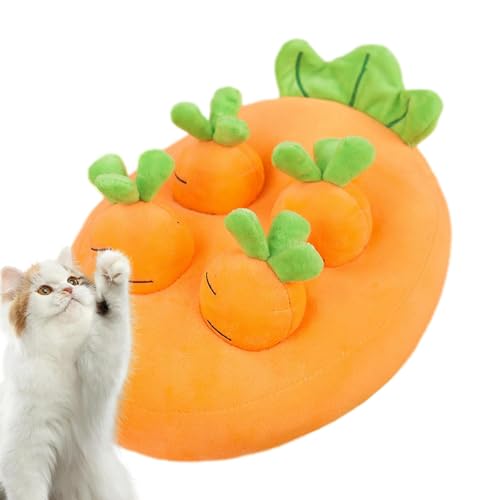 Yhsioaklo Karotten-Katzenspielzeug – Karotten-Anreicherung Hunde-Puzzle-Spielzeug – Interaktives Katzenspielzeug Erdbeerfarm, Karottenziehspielzeug und Ananas-Puppe für Welpen Yhsioaklo Karotten-Katzenspielzeug – Karotten-Anreicherung Hunde-Puzzle-Spielzeug – Interaktives Katzenspielzeug Erdbeerfarm, Karottenziehspielzeug und Ananas-Puppe für Welpen von Yhsioaklo