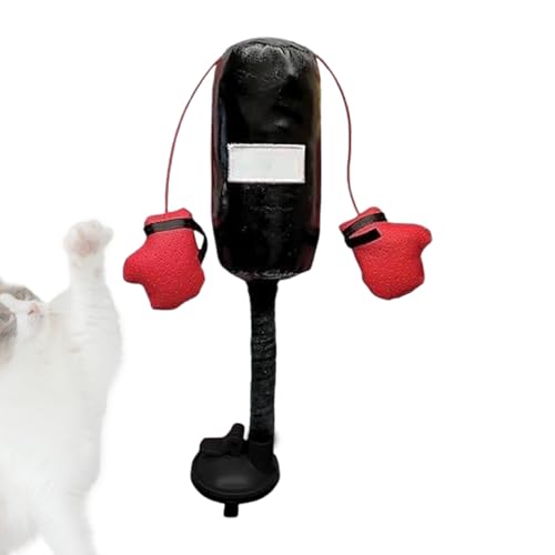 Yhsioaklo Katzen-Boxspielzeug | Silikon-Katzen-Boxsack-Spielzeug mit Katzenminze | Träumer-Entlastungskissen | Stressabbau-Spielsandsäcke Spielset mit Handschuhen Interaktive Sportausrüstung für Yhsioaklo Katzen-Boxspielzeug | Silikon-Katzen-Boxsack-Spielzeug mit Katzenminze | Träumer-Entlastungskissen | Stressabbau-Spielsandsäcke Spielset mit Handschuhen Interaktive Sportausrüstung für von Yhsioaklo