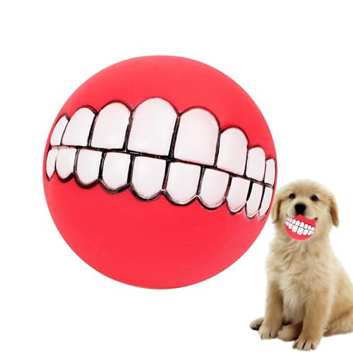 Yhsioaklo Kauspielzeug für Hunde, großer quietschender Ball, sicherer PVC-großer Hunde-Soundspielzeugball für Welpen, interaktives Spielzeug, Outdoor-Spielhelfer Yhsioaklo Kauspielzeug für Hunde, großer quietschender Ball, sicherer PVC-großer Hunde-Soundspielzeugball für Welpen, interaktives Spielzeug, Outdoor-Spielhelfer von Yhsioaklo