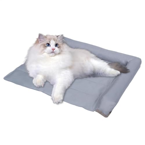 Yhsioaklo Kühlung Hundematte, Hundekühlungspad - Schlafkaltes Bett für Haustier,Kätzchen Gel kaltes Schlafpad für Balkon, Zimmer, heißes Wetterpaplduch Yhsioaklo Kühlung Hundematte, Hundekühlungspad - Schlafkaltes Bett für Haustier,Kätzchen Gel kaltes Schlafpad für Balkon, Zimmer, heißes Wetterpaplduch von Yhsioaklo