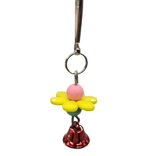 Yhsioaklo Papageienspielzeug mit Glocke | -Acryl-Vogelspielzeug für Käfig – Vogel-Kauspielzeug mit Glocke, hängbares Vogelspielzeug zum Kauen, Erkunden, Entspannen Yhsioaklo Papageienspielzeug mit Glocke | -Acryl-Vogelspielzeug für Käfig – Vogel-Kauspielzeug mit Glocke, hängbares Vogelspielzeug zum Kauen, Erkunden, Entspannen von Yhsioaklo