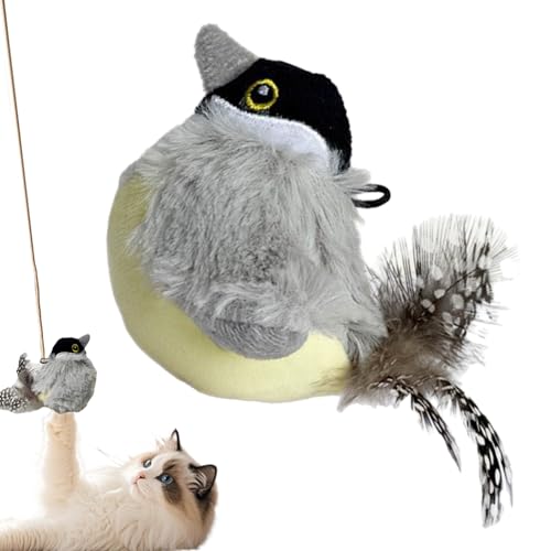 Yhsioaklo Realistisches Vogelspielzeug Für Katzen, Bunte Vogel Attrappe Für Kitten, Mit Geräuschen Zur Unterhaltung Von Kleinen Hunden Und Interaktiven Spielzeit Gegen Langeweile Yhsioaklo Realistisches Vogelspielzeug Für Katzen, Bunte Vogel Attrappe Für Kitten, Mit Geräuschen Zur Unterhaltung Von Kleinen Hunden Und Interaktiven Spielzeit Gegen Langeweile von Yhsioaklo