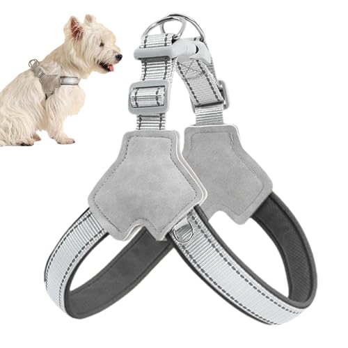Yhsioaklo Reflektierendes Hundegeschirr, Y-förmig, Frontclip, Hundeweste, reflektierend, Anti-Würgen, Haustierkleidung, verstellbares Welpen-Walking-Trainingszubehör Yhsioaklo Reflektierendes Hundegeschirr, Y-förmig, Frontclip, Hundeweste, reflektierend, Anti-Würgen, Haustierkleidung, verstellbares Welpen-Walking-Trainingszubehör von Yhsioaklo