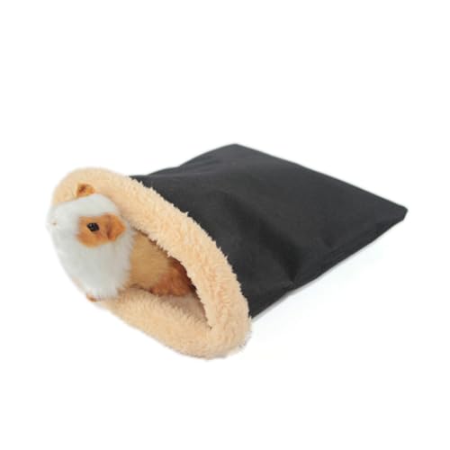 Yhsioaklo Small Animal Sleeping Nest - Cozy Cotton Bedding, Warm Nesting Bag | Winter for Hamsters, Hedgehogs, Guinea Pigs, Comfy Pet Cushion, Design, Travel Use, Secure Spot for Rest, Super Soft von Yhsioaklo