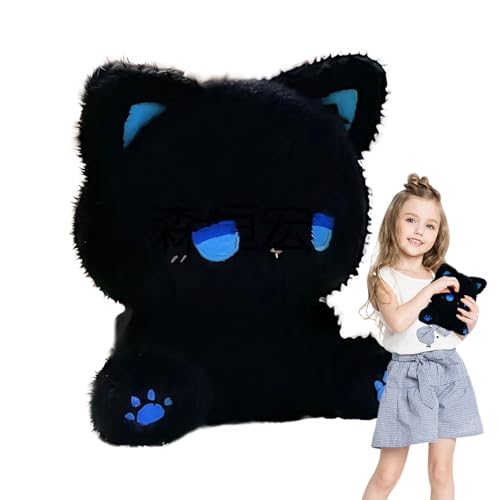 Yhsioaklo Stofftier Katze Spielzeug | Kuschelkatze Spielzeug - Interaktiv Weich Hautfreundlich Kissen Deko Für Schlafzimmer Esstisch Wohnzimmer Yhsioaklo Stofftier Katze Spielzeug | Kuschelkatze Spielzeug - Interaktiv Weich Hautfreundlich Kissen Deko Für Schlafzimmer Esstisch Wohnzimmer von Yhsioaklo