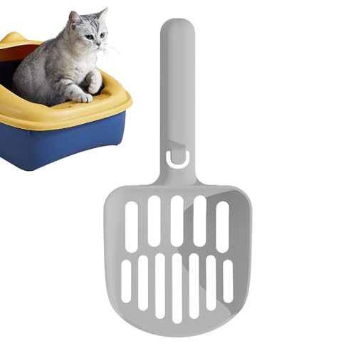 Yhsioaklo Streuschaufel – Ergonomischer Griff, Antihaft-Katzenbox-Schaufel – Modische Schaufel für Haushalte mit mehreren Katzen, Geruchskontrolle von Yhsioaklo