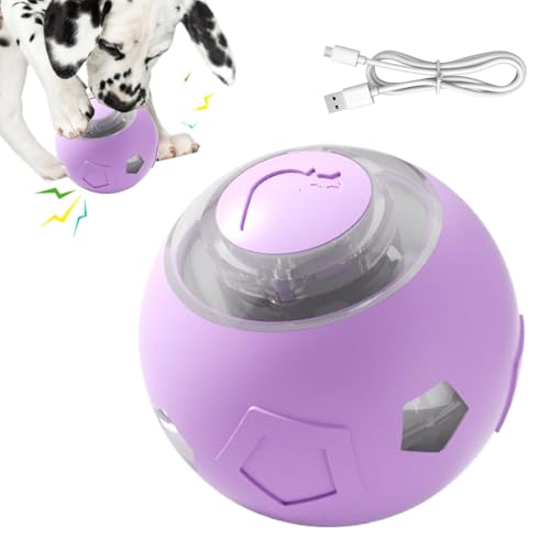 Yhsioaklo Wiederaufladbarer vibrierender Hundeball, langlebig, hohe Sprungkraft, quietschendes Hundespielzeug, Kauspielzeug, Haustier-Training, intelligentes Haustierzubehör, Katzenspielzeit Yhsioaklo Wiederaufladbarer vibrierender Hundeball, langlebig, hohe Sprungkraft, quietschendes Hundespielzeug, Kauspielzeug, Haustier-Training, intelligentes Haustierzubehör, Katzenspielzeit von Yhsioaklo
