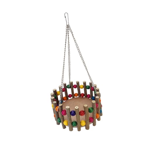 Mehrzweck-Vogelschaukel, Spielplätze, Holzplattform, Metallrahmen, Unterschlupf, Hängematte für Flieger, körperliche Stimulation, Kauen Mehrzweck-Vogelschaukel, Spielplätze, Holzplattform, Metallrahmen, Unterschlupf, Hängematte für Flieger, körperliche Stimulation, Kauen von YiNLuax