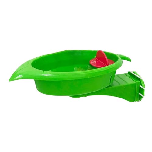 Plastik Vogelbadebadung Feeder Spielzeug Interaktive Sonnenblumen Mit Fütterungsschüssel Barsch Ständer Für Käfigvögel Accessoires Interaktive Papageien Pflegestation Gespiegelt von YiNLuax