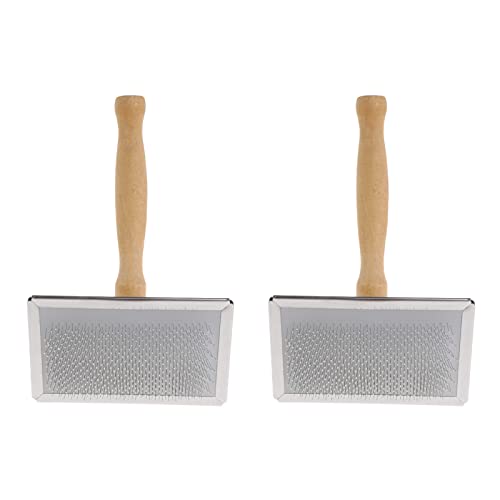 YiNLuax 2X Selbstreinigung Slicker Pinselhund Für Katzenhasen Haustier Pflege Schuppen Pinsel Haustier Massaging Werkzeug Für Haustiere Mit Langem Haar Haustier Kamm Für Verfilzte Fell YiNLuax 2X Selbstreinigung Slicker Pinselhund Für Katzenhasen Haustier Pflege Schuppen Pinsel Haustier Massaging Werkzeug Für Haustiere Mit Langem Haar Haustier Kamm Für Verfilzte Fell von YiNLuax