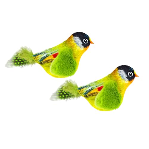 YiNLuax 2pcs Interaction Toy Simulation Birds Form Katzenspielzeug Lustige Neckende Katzenspielzeug Innennote Spielzeug Mit Realistischen Vogelklängen Katze Spielzeug Für Innenkatze Katze Katze YiNLuax 2pcs Interaction Toy Simulation Birds Form Katzenspielzeug Lustige Neckende Katzenspielzeug Innennote Spielzeug Mit Realistischen Vogelklängen Katze Spielzeug Für Innenkatze Katze Katze von YiNLuax