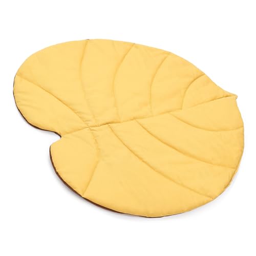 YiNLuax Haustier Reversible Bett Großes Katzen Bett Hund Schlafmatte Innenblock Katze Für Innenhaus Und Waschbares Kissen Reversible Blattkatzen Matte von YiNLuax