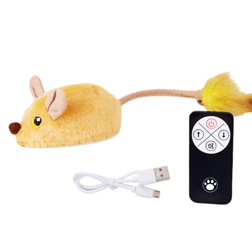 YiNLuax Interaktive Katzenspiel Spiel Maus Lustige Neckende Mausspielzeug Elektrik Bewegung Spielzeug Für Katzen Katzen Innenregelregelung Simulierte Jagd YiNLuax Interaktive Katzenspiel Spiel Maus Lustige Neckende Mausspielzeug Elektrik Bewegung Spielzeug Für Katzen Katzen Innenregelregelung Simulierte Jagd von YiNLuax