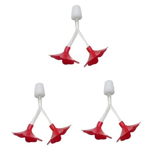 YiNLuax Packung Mit 3 Jährigen Hummingbird Feeder Plastikblütenfutterauslass Für Gartenvogelwässern Freien Zieht Wildbird Y Form Kolibri Feeder YiNLuax Packung Mit 3 Jährigen Hummingbird Feeder Plastikblütenfutterauslass Für Gartenvogelwässern Freien Zieht Wildbird Y Form Kolibri Feeder von YiNLuax