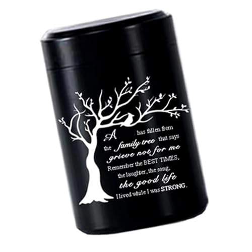 YiNLuax Symbolischer Schmetterlingsbaum Pet Gedenk Memorial Urne Premium Edelstahl Miniaturbehälter Für Asche Und Angedachtung Pet Memorial Container YiNLuax Symbolischer Schmetterlingsbaum Pet Gedenk Memorial Urne Premium Edelstahl Miniaturbehälter Für Asche Und Angedachtung Pet Memorial Container von YiNLuax