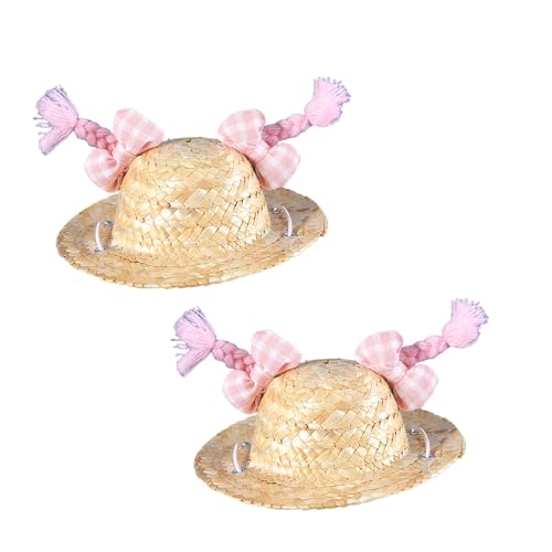 Haustierstrohhut Für Kleine Katzen Hunde Carnivals Party Sombrero Hat Festival 2PCS Schöne Kleine Kopfbedeckung Haustiersonne Haustierstrohhut Für Kleine Katzen Hunde Carnivals Party Sombrero Hat Festival 2PCS Schöne Kleine Kopfbedeckung Haustiersonne von YiQinzcxg