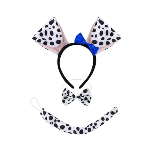 Hunde Haar Reif Set Hunde Ohren Stirnband Plüsch Schwanz Bowtie Schöne Tiere Kostümzubehör Für Halloween Party Set Für Halloween Party Hunde Haar Reif Set Hunde Ohren Stirnband Plüsch Schwanz Bowtie Schöne Tiere Kostümzubehör Für Halloween Party Set Für Halloween Party von YiQinzcxg