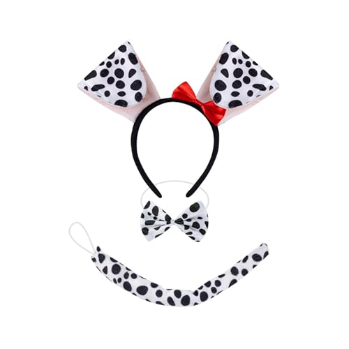Hunde Haar Reif Set Hunde Ohren Stirnband Plüsch Schwanz Bowtie Schöne Tiere Kostümzubehör Für Halloween Party Set Für Halloween Party Hunde Haar Reif Set Hunde Ohren Stirnband Plüsch Schwanz Bowtie Schöne Tiere Kostümzubehör Für Halloween Party Set Für Halloween Party von YiQinzcxg