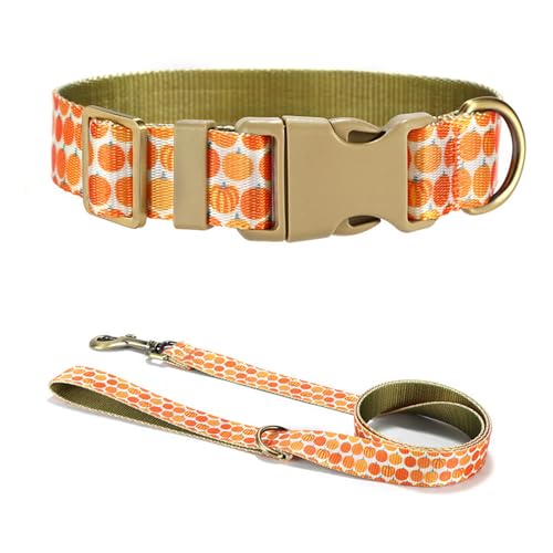 YiQinzcxg Hundeleine Hundegeschirr Halsband Mit Schönem Kürbishalsband Seil 1 2 M Lang Für Starkes Training Wandern Schwimmen Wandern YiQinzcxg Hundeleine Hundegeschirr Halsband Mit Schönem Kürbishalsband Seil 1 2 M Lang Für Starkes Training Wandern Schwimmen Wandern von YiQinzcxg