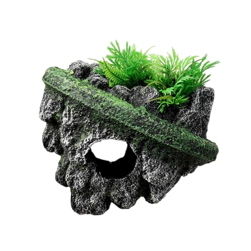 YiQinzcxg Aquarien Versteckte Versteck Heilte Höhlenfischtanks Landschaftsbau Für Garnelenzüchtung Verregungen Ornamente Steinhandwerk von YiQinzcxg