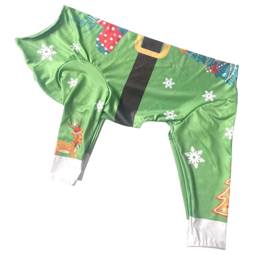 YiQinzcxg Hunde Weihnachtskleidung Lustige Schneeflocken Weihnachtsthema Kleidung Schneeflocken Pullover Lustige Dressup Foto Requisiten von YiQinzcxg