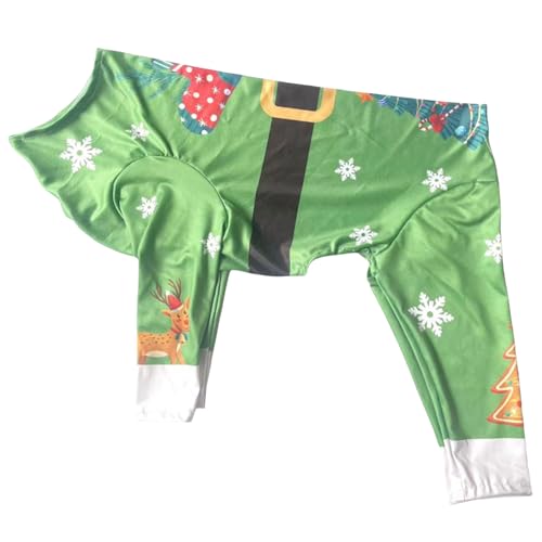 YiQinzcxg Hunde Weihnachtskleidung Lustige Schneeflocken Weihnachtsthema Kleidung Schneeflocken Pullover Lustige Dressup Foto Requisiten von YiQinzcxg