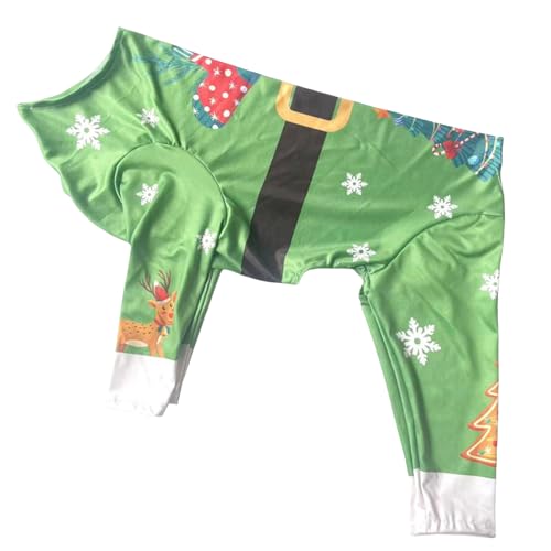 YiQinzcxg Hunde Weihnachtskleidung Lustige Schneeflocken Weihnachtsthema Kleidung Schneeflocken Pullover Lustige Dressup Foto Requisiten von YiQinzcxg