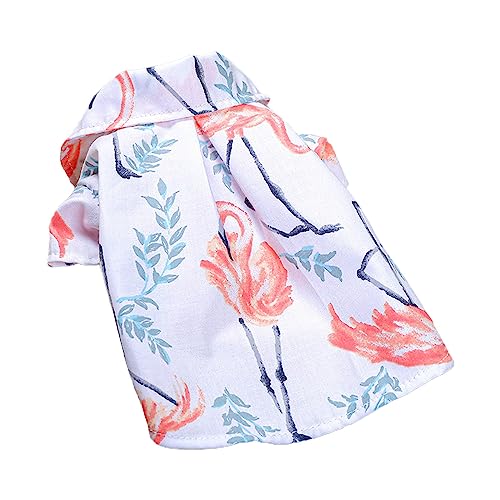 YiQinzcxg Hundekleidung Kleines Urlaub Hemd Print Bichon Kurzärmlig 2-beiniges T Shirt Welpenblusen YiQinzcxg Hundekleidung Kleines Urlaub Hemd Print Bichon Kurzärmlig 2-beiniges T Shirt Welpenblusen von YiQinzcxg