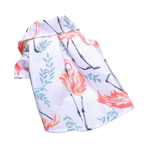 YiQinzcxg Hundekleidung Kleines Urlaub Hemd Print Bichon Kurzärmlig 2-beiniges T Shirt Welpenblusen YiQinzcxg Hundekleidung Kleines Urlaub Hemd Print Bichon Kurzärmlig 2-beiniges T Shirt Welpenblusen von YiQinzcxg