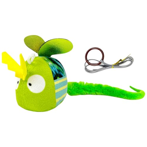 YiQinzcxg Katzen Teaser Tierspielzeug Mit Realistischem Soundentürrahmen Hanging Playsets Teaser Squeaking Sound Für Aktives Haustier Hänge Insekt Spielzeug von YiQinzcxg