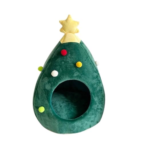 YiQinzcxg Weihnachtsbaumkatzen Bett Für Kleine Hundekatzen Warmes Plüsch Innenretreat Mit Abnehmbarem Kissen Für Haustier Ruhe Und Schlaf YiQinzcxg Weihnachtsbaumkatzen Bett Für Kleine Hundekatzen Warmes Plüsch Innenretreat Mit Abnehmbarem Kissen Für Haustier Ruhe Und Schlaf von YiQinzcxg