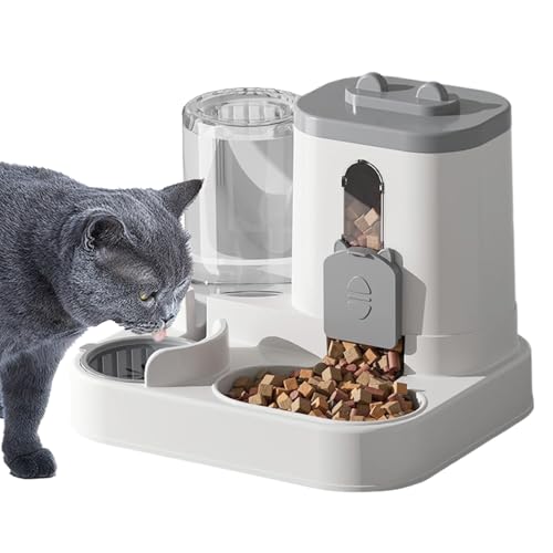 Yianyal Automatischer Futterautomat für Hunde - Automatischer Katzenfutterautomat Mit Wasserspender - Großvolumen Futterstation Für Hunde Und Katzen Drinnen Yianyal Automatischer Futterautomat für Hunde - Automatischer Katzenfutterautomat Mit Wasserspender - Großvolumen Futterstation Für Hunde Und Katzen Drinnen von Yianyal