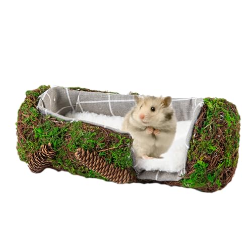 Yianyal Hamsterhaus,Kessel-Zylinderform Kleintier-Versteck | Handgewebte Naturnachbildung Nagetierheimat Abnehmbares Zubehör Für Schlafen Ausruhen Draußen Spielen Reise Zuhause Hamster Goldhamster Yianyal Hamsterhaus,Kessel-Zylinderform Kleintier-Versteck | Handgewebte Naturnachbildung Nagetierheimat Abnehmbares Zubehör Für Schlafen Ausruhen Draußen Spielen Reise Zuhause Hamster Goldhamster von Yianyal