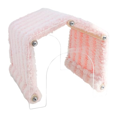 Yianyal Hamsterversteck-Tunnel – Acryl-Tür, abnehmbares Tierversteck, Plüsch, platzsparende Lebensraumdekoration, Igel-Chinchilla-Haus zum Spielen, Schlafen, Ausruhen Yianyal Hamsterversteck-Tunnel – Acryl-Tür, abnehmbares Tierversteck, Plüsch, platzsparende Lebensraumdekoration, Igel-Chinchilla-Haus zum Spielen, Schlafen, Ausruhen von Yianyal