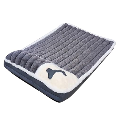 Yianyal Hundehütte Bett | Waschbares flaches Hundebett mit rutschfester Unterseite – Hundehütte Pad mit weichem Kissen, Haustierbett für Hunde, gemütliches Schlafen für kleine Hunderassen, reduziert Yianyal Hundehütte Bett | Waschbares flaches Hundebett mit rutschfester Unterseite – Hundehütte Pad mit weichem Kissen, Haustierbett für Hunde, gemütliches Schlafen für kleine Hunderassen, reduziert von Yianyal