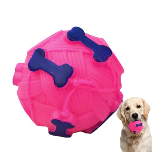 Yianyal Hundespielzeug zur Zahnreinigung | Quietschender Leckerli-Ballspender für Welpen | Hundetraining Quietschball Spielzeug, Zähneknirschen Kauspielzeug, Futter-Leckerli-Spender Spielzeug Yianyal Hundespielzeug zur Zahnreinigung | Quietschender Leckerli-Ballspender für Welpen | Hundetraining Quietschball Spielzeug, Zähneknirschen Kauspielzeug, Futter-Leckerli-Spender Spielzeug von Yianyal