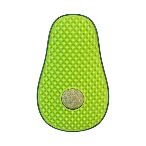 Yianyal Katzeneckenpfleger für die Wand, Avocado-Form, Wand-Gesichtskratzer, niedliches Zahnspielzeug, Haustier-Katzenminze-Spielzeug zur Linderung von Juckreiz, Entfernen Loser Haare Yianyal Katzeneckenpfleger für die Wand, Avocado-Form, Wand-Gesichtskratzer, niedliches Zahnspielzeug, Haustier-Katzenminze-Spielzeug zur Linderung von Juckreiz, Entfernen Loser Haare von Yianyal