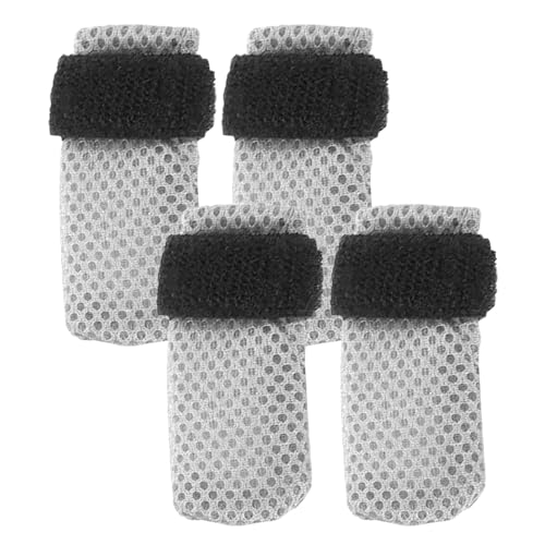 Yianyal Katzenfäustlinge gegen Kratzer, Katzenstiefel - Katzenfußabdeckungen für Katzen - Pfotenabdeckungen, 4 x Kratzfeste Katzenhandschuhe zum Baden und Krallenschneiden von Familienhaustieren Yianyal Katzenfäustlinge gegen Kratzer, Katzenstiefel - Katzenfußabdeckungen für Katzen - Pfotenabdeckungen, 4 x Kratzfeste Katzenhandschuhe zum Baden und Krallenschneiden von Familienhaustieren von Yianyal
