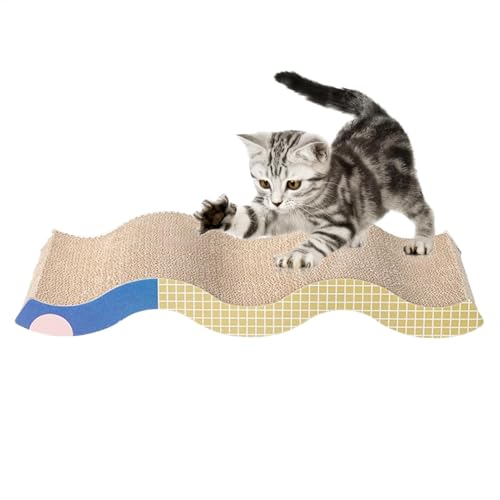 Yianyal Katzenkratzbrett - Kätzchen Krallenkratzer Bettbrett | Katzenkratzbett Möbelschutz für Zuhause, neben Klettergerüst Yianyal Katzenkratzbrett - Kätzchen Krallenkratzer Bettbrett | Katzenkratzbett Möbelschutz für Zuhause, neben Klettergerüst von Yianyal