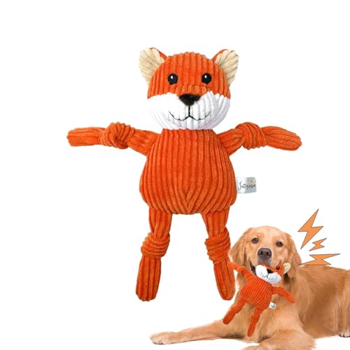 Yianyal Kauspielzeug für Hunde, quietschendes Kauspielzeug aus Plüsch, wiederverwendbar, Tierform, Kauspielzeug für kleine und mittelgroße Welpen und Katzen Yianyal Kauspielzeug für Hunde, quietschendes Kauspielzeug aus Plüsch, wiederverwendbar, Tierform, Kauspielzeug für kleine und mittelgroße Welpen und Katzen von Yianyal