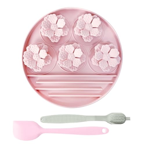 Yianyal Pets Slow Food Pad | Licky Pad mit Saugnapf | Tragbares Leckpad für kleine bis mittelgroße Haustiere von Yianyal