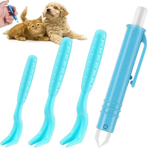 Yicare 4pcs Set Zeckenhaken Zeckenentferner Zeckenzang für Hund, Katze & Pferd Zeckenhebel zum Zeckenschutz Ergänzung zu Zeckenzange, Zeckenhalsband, Zeckenmittel, Zeckenpinzette Yicare 4pcs Set Zeckenhaken Zeckenentferner Zeckenzang für Hund, Katze & Pferd Zeckenhebel zum Zeckenschutz Ergänzung zu Zeckenzange, Zeckenhalsband, Zeckenmittel, Zeckenpinzette von Yicare